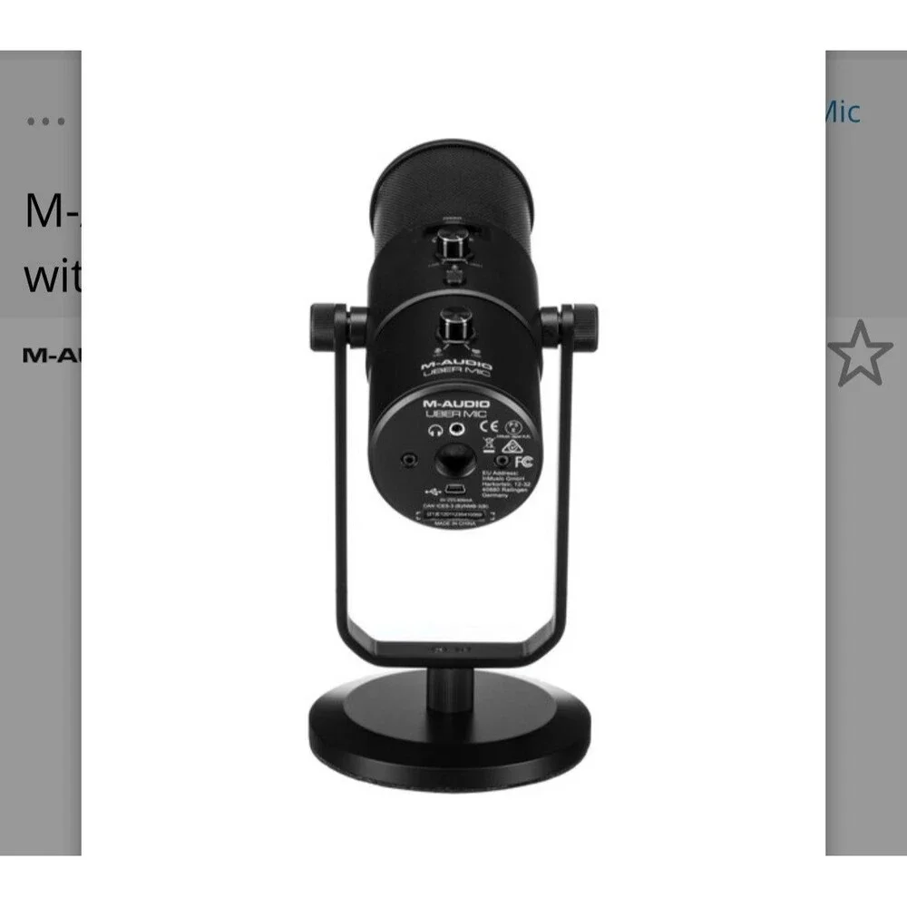 M-Audio Uber Mic USB Microphone with Headphone Output